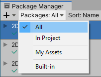 10-Unity_Package_Manager_window_Package_filter