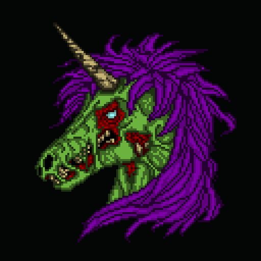 Zombie Unicorn Logo